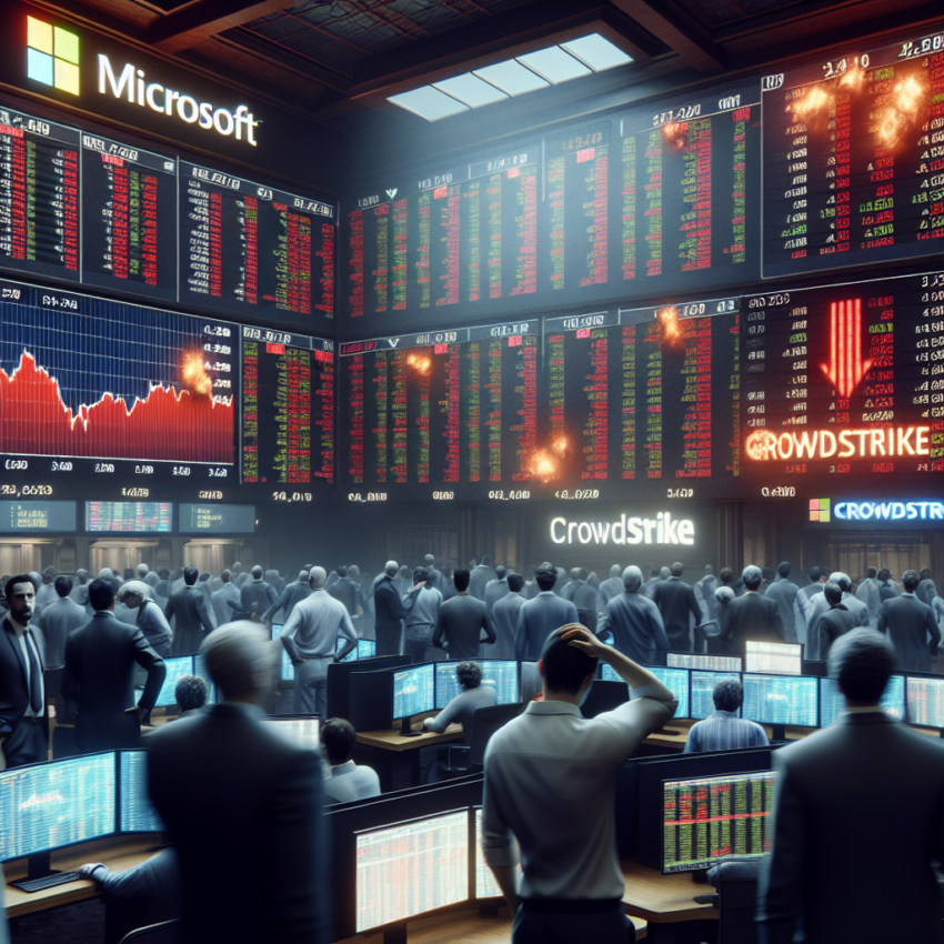 Акции Microsoft и CrowdStrike падают после глобального сбоя